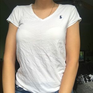 White polo t shirt 🏇🏼